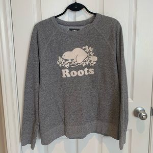 Roots Salt & Pepper Crew Neck Sweater, XL